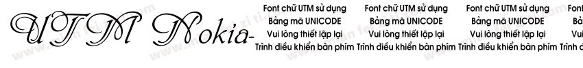 UTM Nokia字体转换
